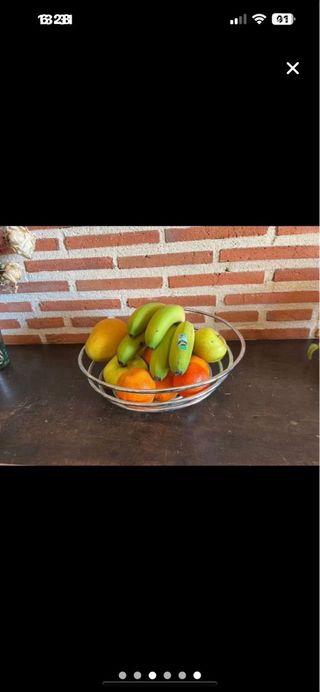 Frutero Acero Inox Centro Mesa