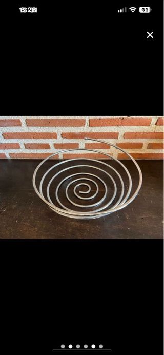 Frutero Acero Inox Centro Mesa