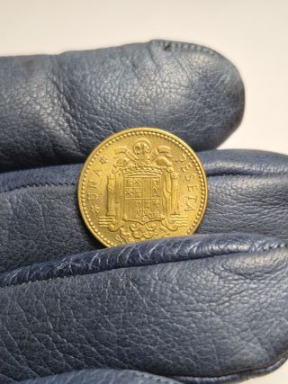 1 PESETA 1947 *19 *52 TODO SU BRILLO ORIGINAL E947