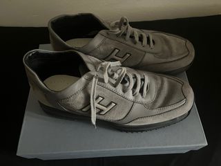 Scarpe Hogan Interactive H Flock Uomo Grigie