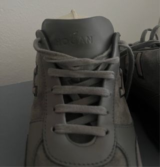 Scarpe Hogan Interactive H Flock Uomo Grigie