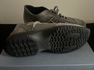 Scarpe Hogan Interactive H Flock Uomo Grigie