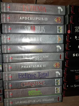 Colección VHS Stephen King (Terror/Suspense)