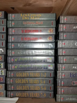 Colección VHS Stephen King (Terror/Suspense)