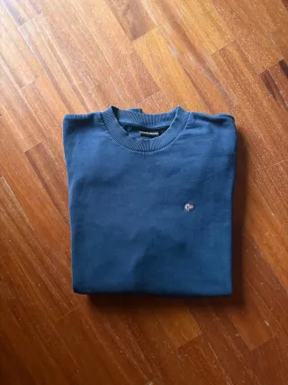 Felpa Napapijri Uomo Blu Taglia S (veste grande)