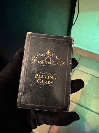 Carte da Poker Vintage Johnnie Walker