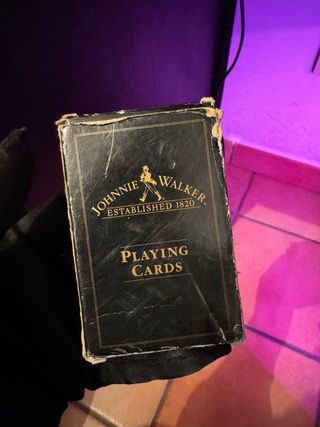 Carte da Poker Vintage Johnnie Walker