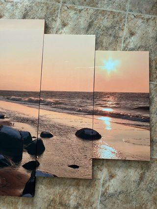 Cuadro Decorativo 5 Piezas Playa