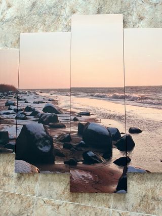 Cuadro Decorativo 5 Piezas Playa