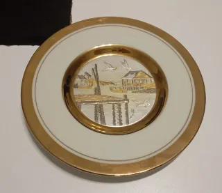 PLATO DE PORCELANA EDICIÓN LIMITADA,ART CHOKIN