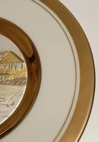 PLATO DE PORCELANA EDICIÓN LIMITADA,ART CHOKIN