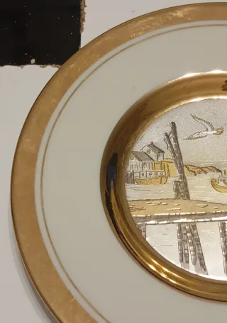 PLATO DE PORCELANA EDICIÓN LIMITADA,ART CHOKIN