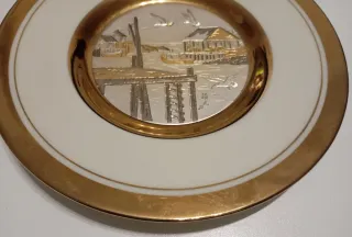 PLATO DE PORCELANA EDICIÓN LIMITADA,ART CHOKIN