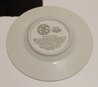 PLATO DE PORCELANA EDICIÓN LIMITADA,ART CHOKIN