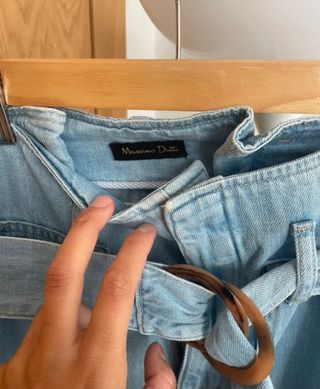 Pantalón Massimo Dutti azul