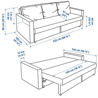 Sofá Cama Ikea Marrón