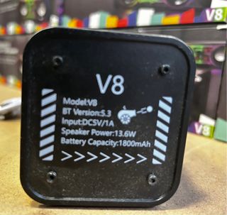 Altavoz Bluetooth Portátil 5.3 RGB V8 Dual 13.6W