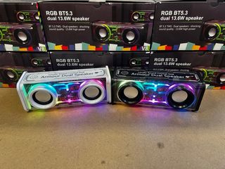 Altavoz Bluetooth Portátil 5.3 RGB V8 Dual 13.6W