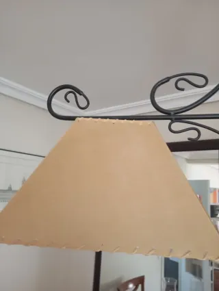 Lámpara de forja para salón