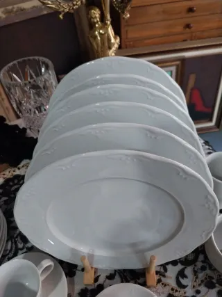 Vajilla Bidasoa Porcelana Blanca