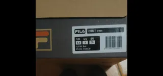 Scarpe Fila Orbit nere, messe 1 volta
