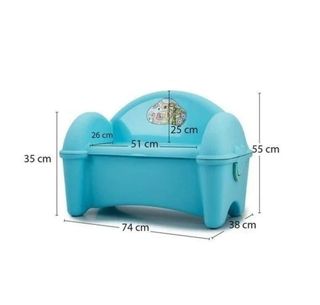 Banquito y baúl infantil 2 en 1