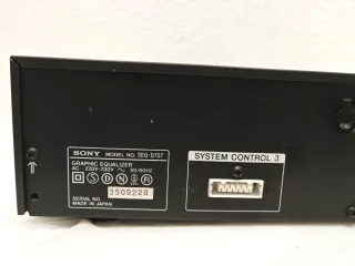 Ecualizador Sony SEQ-D707 Digital Delay Surround