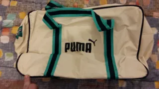Bolsa Deporte Puma Vintage Beige/Verde