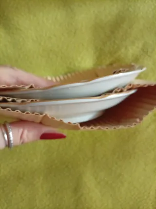 Set 2 piattini Colditz porcellana vintage