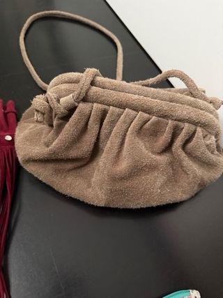 Pack 5 Bolsos Naranja, Rojo y Beige