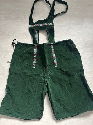 Disfraz Tiroles Talla XL Verde