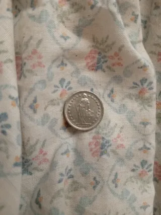 Moneda Suiza 1/2 Franco 1969