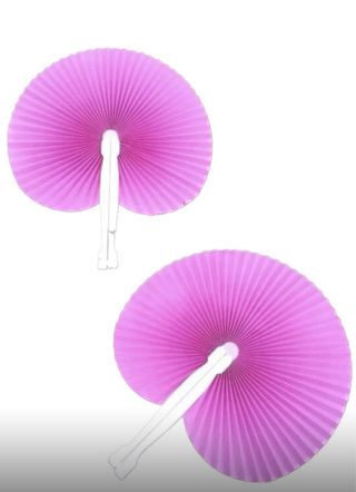 Lote 94 Abanicos pay pay Plegables Fucsia