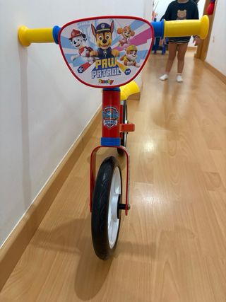 Bici Patrulla Canina sin pedales