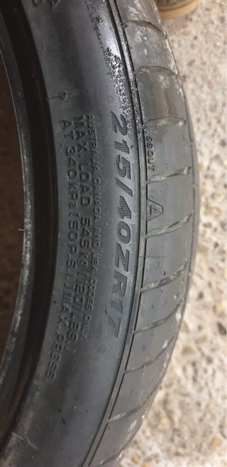 2 Neumáticos Nexen 215/40/17