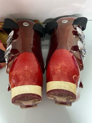 Botas de esquí rojas Fluid 120