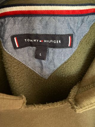 Sudadera Tommy Hilfiger verde talla L