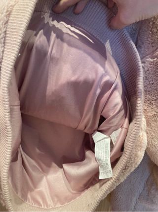 Jersey pelo rosa Bershka Talla S