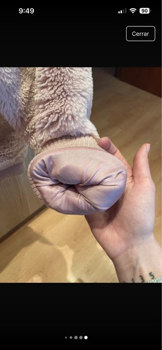 Jersey pelo rosa Bershka Talla S