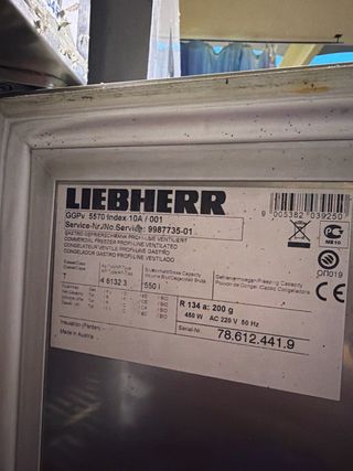 Armario Congelador Profesional Liebherr Hostelería