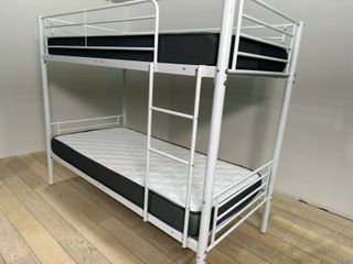 Litera metálica blanca