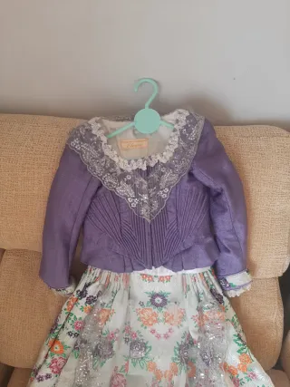 Vestido Fallera Niña Talla 7-8