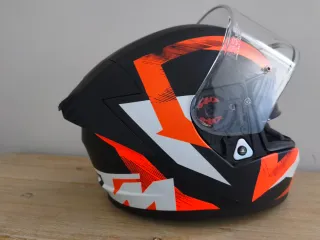 Casco Moto KTM Negro Naranja Talla XS