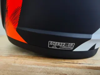 Casco Moto KTM Negro Naranja Talla XS