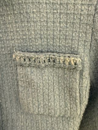 Giacca Chanel Azzurra Tg 40 in lana