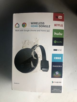 Google Chromecast HDMI Dongle Nero