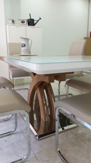 Mesa comedor extensible + 6 sillas