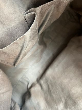 Borsa grande vintage Gucci in pelle marrone