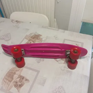 Monopatín tipo Penny Rusher Rosa
