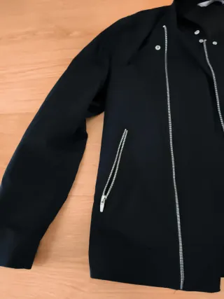 Cazadora Zara Negra Hombre